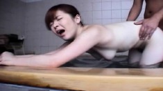 Dazzling Japanese lady with nice boobs does everything to a fat cock