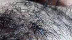 Blue Dildo In Hairy Pussy...