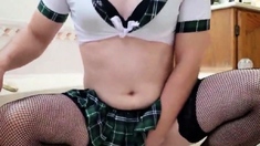 Green Skirt Hot Ass Cd